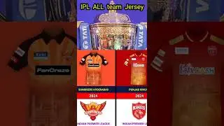IPL 2024 All 10 Teams New Jersey #cricket #indianbatsman #msdhoni #ipl #jersey