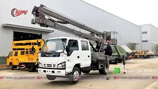 Workshop Testing of China SPV 16 Meters Aerial Plaform Truck (ISUZU)