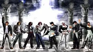 [KOF Mugen] White Flames Kyo Team VS. White Flames Iori Team