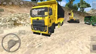 GAME MOBIL TRUCK UD QUESTER TAMBANG,OLENG KELUAR MASUK PROYEK/BUS SIMULATOR INDONESIA