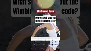 Wimbledon Dress Code | Wimbledon | Tennis #shorts