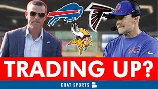Buffalo Bills BLOCKBUSTER Trade Up Ideas In 2025 NFL Draft | Bills Draft Rumors
