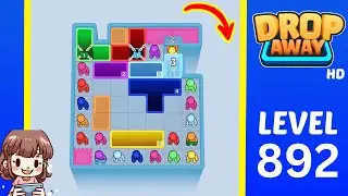 Drop Away Level 892 Solution Walkthrough