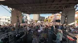 FPV Drone Flies Bellingham's Downtown Sounds Concert!