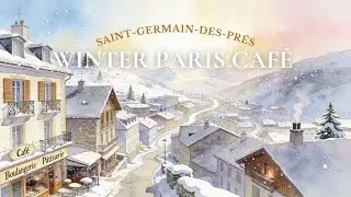 𝐖𝐈𝐍𝐓𝐄𝐑 𝐏𝐀𝐑𝐈𝐒 𝐂𝐀𝐅&Eacute; ❄️ French Instrumental Music - Cozy Coffee Playlist | Accordion, Piano, & Guitar