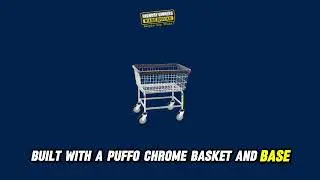 R&B Wire 100E Standard Laundry Cart Review | Commercial Chrome Wire Cart