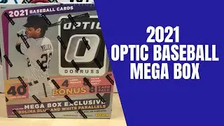 2021 Donruss Optic Baseball Mega Box - Auto & Caroline Blue & White Prizms!