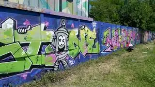 Biennale Internationale d'Art Mural 2021 LILLE //Session 3 : Lem, Jam Graffiti BB, San Momo