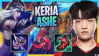 LEARN HOW TO PLAY ASHE SUPPORT LIKE A PRO! | T1 Keria Plays Ashe Support vs Nautilus! | Season 2023