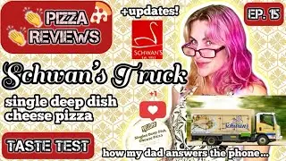 Schwan’s Truck DEEP DISH PIZZA Taste Test - Pizza Reviews w Tips & Updates Ep. 15