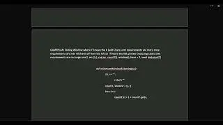Leetcode 76 Minimum Window Substring