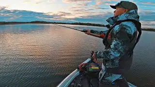 Early Fall Bass Fishing a Minnesota Lake