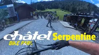 Riding Serpentine Blue in Ch&acirc;tel: The Ultimate FlowTrail