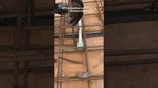 How to install UPVC conduit & Sytrofoam for Electrical System. #electrical #construction #shorts