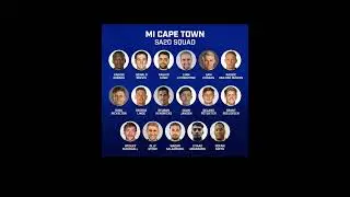MI Cape Town Squad for SAT20 #ipl #mi #dc #kkr #csk #rcb #gt #lsg #rr #srh #psg