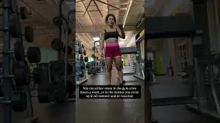 You can either sweat in the gym a few hours a week or...
