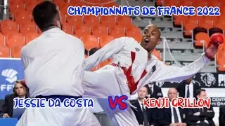 jessie da costa vs kenji grillon | kumite -84kg final | championnats de france 2022