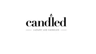Lifelike wax LED Candles
