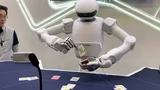 Robot plays as a Blackjack dealer CES 2026 