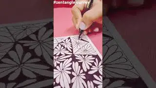 Day 4 of Zentangle art #zentangle #meditation #mindfulness #art