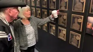 Dory Funk Jr Checks Out His Hall of Fame Plaque
