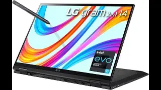 LG Gram 14T90P   14 WUXGA 1920x1200 2 in 1 Lightweight Touch Display Laptop, Intel evo with 11th gen