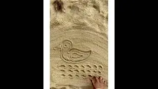 Simple sand drawing &hellip;.😍beach time 😍