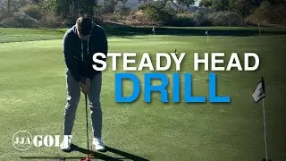 Golf Putting Drill for a Steady Head | Improve Your Putting Accuracy