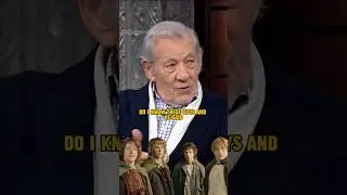 Ian McKellen Shares the Final Scene Question He Had While Filming LOTR 😂 #IanMcKellen #shorts