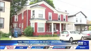 Two teenagers facing homicide charges in shooting death of Meadville man