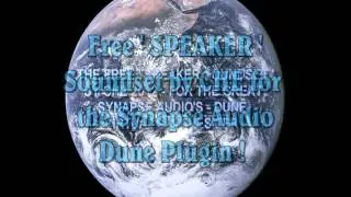 The Free ' Speaker ' Soundset by CHE for the Synapse Audio Dune