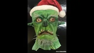 Kricky Cakes Decoration: Scary Grinch Christmas cake tutorial