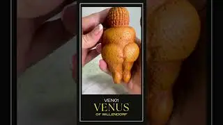 Venus of Willendorf Figurine: A 3D Icon of Prehistoric Art ✨🗿#paleolithic #femaleartist #fat
