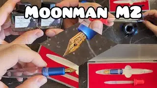 Перьевая ручка наливайка Moonman M2 Majohn M2 обзор