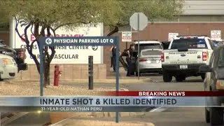 Police identify inmate who died in officer involved shooting at Banner UMC South