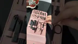 Mani Pedi care set#Manicure pedicure kit#Nail care tools#Grooming kit for hands and feet#foryou
