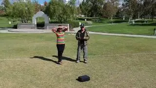 Nancy chasing by the drone ...with added dronie, helix and rocket modes.