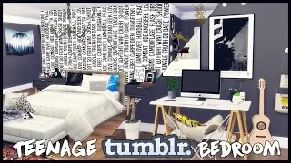 The Sims 4: Room Build | Teenage Tumblr Bedroom + Download!