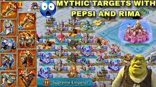 Lords Mobile - Supreme Emperor Rima And Pepsi Hunting MYTHIC ONLINE PLAYERS #lordsmobile 
