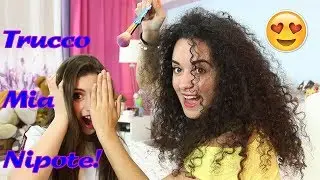 Reazione di Giorgia al TRUCCO che le ho fatto!! WOOOW!! MIA NIPOTE E' BELLISSIMA!!
