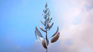 Whitaker Wind Sculpture Red Ginger XL Copper and Stainless HiRes