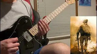 Burning Heliride - COD MW2 2009 Soundtrack | Electric Guitar Cover