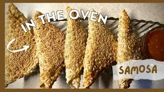 How to make samosa without oil in the oven | Persian style |  recipe by Sheri food
