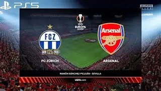 FC Zurich vs Arsenal - UEFA Europa League - PS5 Gameplay