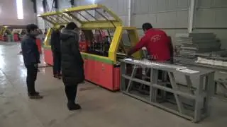 triangle profile forming machine