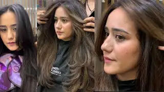 Swastima Khadka New Hair Color |Medium Blonde Ash Brown| Ananeke Beauty Salon And Spa 4794675