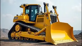 Комацу D575A-3 Super Dozer 2026: Самый мощный бульдозер в мире удивляет всех