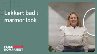 Lekkert bad i marmor look - Flisekompaniet