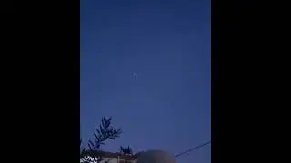 Chinese Rocket Seen Over Turkey | Real Footage | LongMarch5B | Out Of Control Chinese Rocket #Shorts
