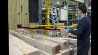 SMAK: Manupac log handler & jib Crane (Manupac et potence)